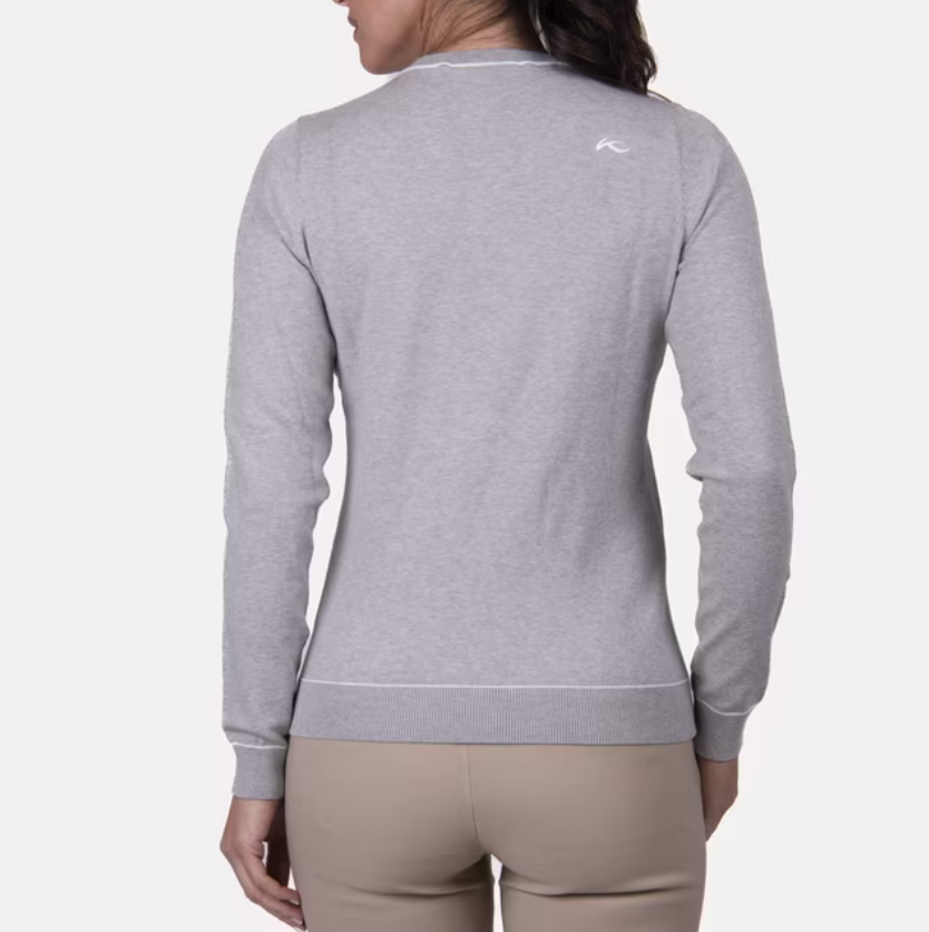 Women's Kicki V-Neck Pullover - Silver Fog