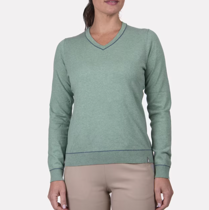 Women's Kicki V-Neck Pullover - Mineral