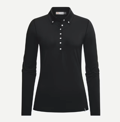 Women's Scotscraig Polo L/S - Black