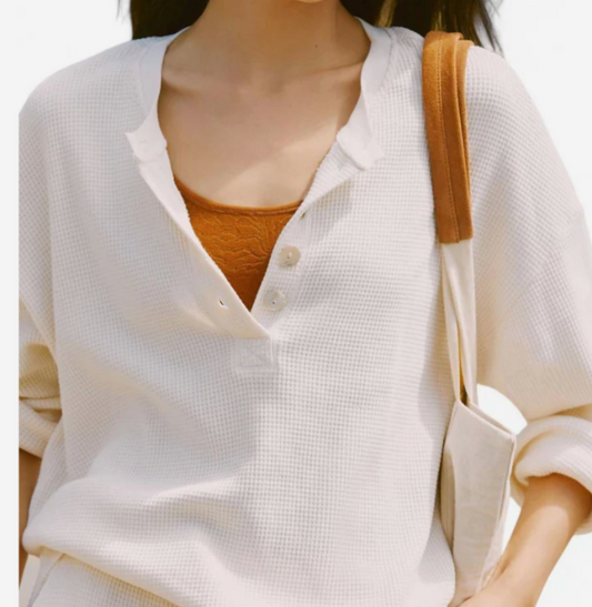 Kate Thermal Henley - Whisper