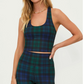 Yara Top - Wintergreen Plaid