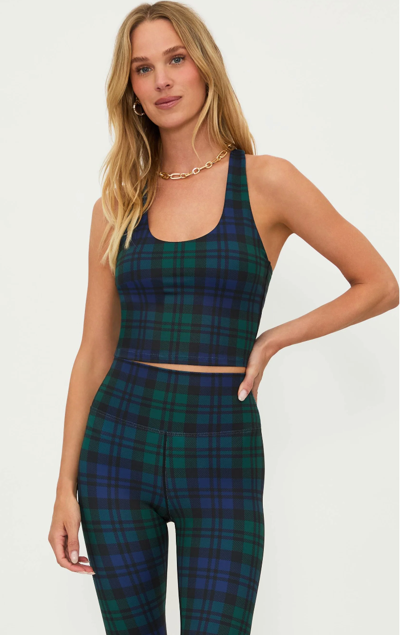 Yara Top - Wintergreen Plaid