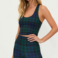 Yara Top - Wintergreen Plaid