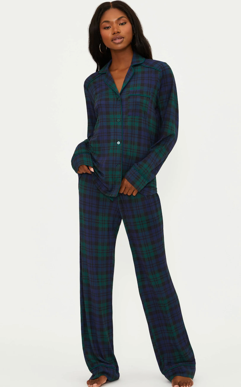 Livy Top & Connie Pant Set - Wintergreen Plaid