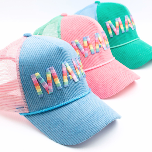 Corduroy Mahjong Trucker Hat - Mahj
