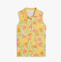 Dani Dazey Sleeveless Golf Polo - Sunny Yellow