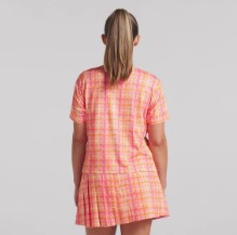 Puma x Dani Dazey CLOUDSPUN Mock Neck Golf Polo - Pink Fruit