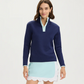 Scallop Wrap Skort - Quiet Tide
