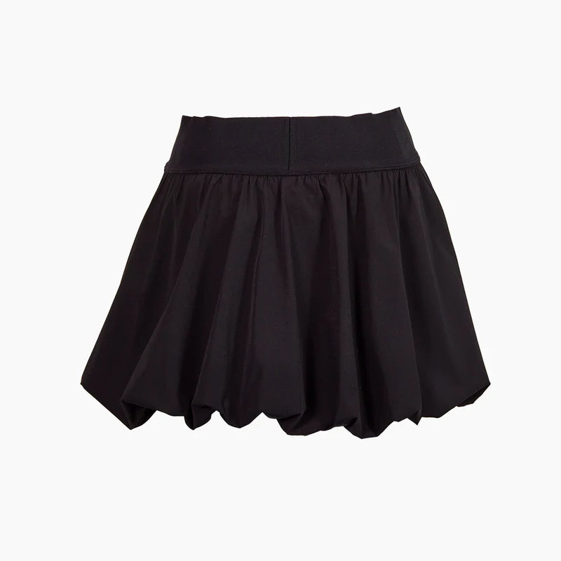 Serena Bubble Skirt - Black