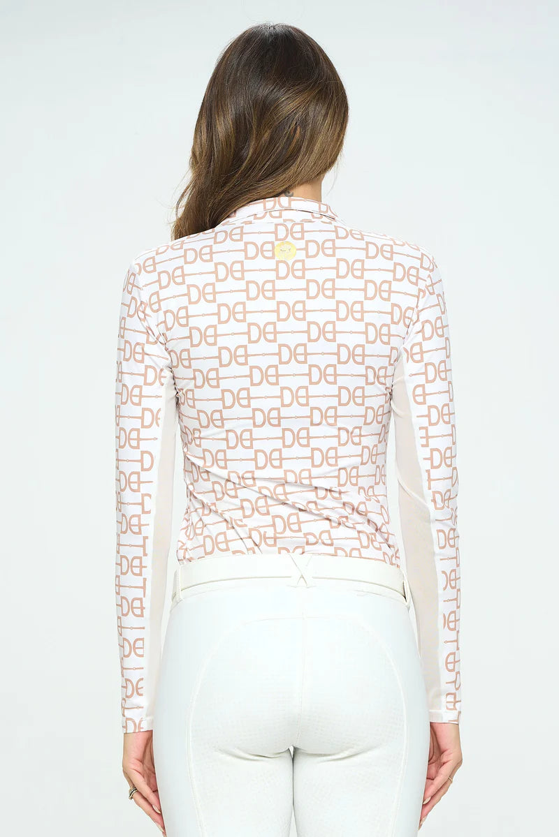Dancing Equestrian Sunshirt - Signature Gold