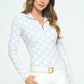 Dancing Equestrian Sunshirt - Signature Silver