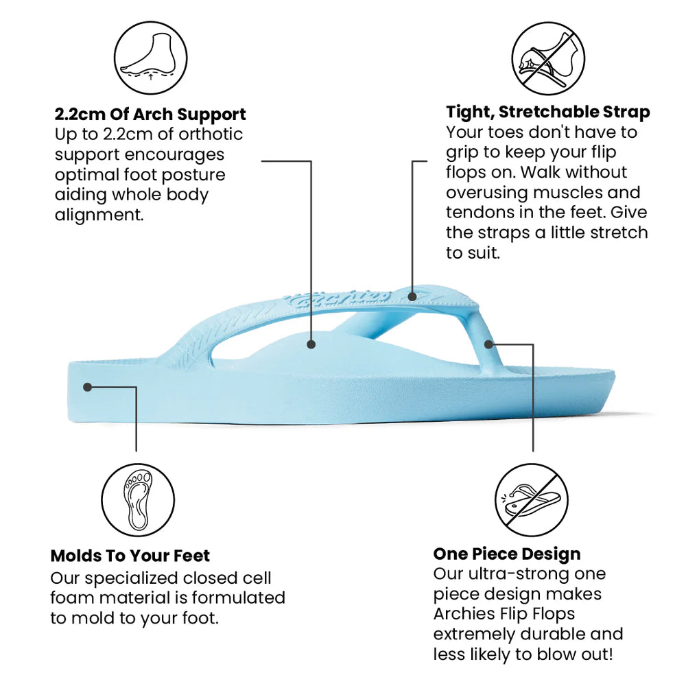 Archie’s Arch Support Flip Flops
