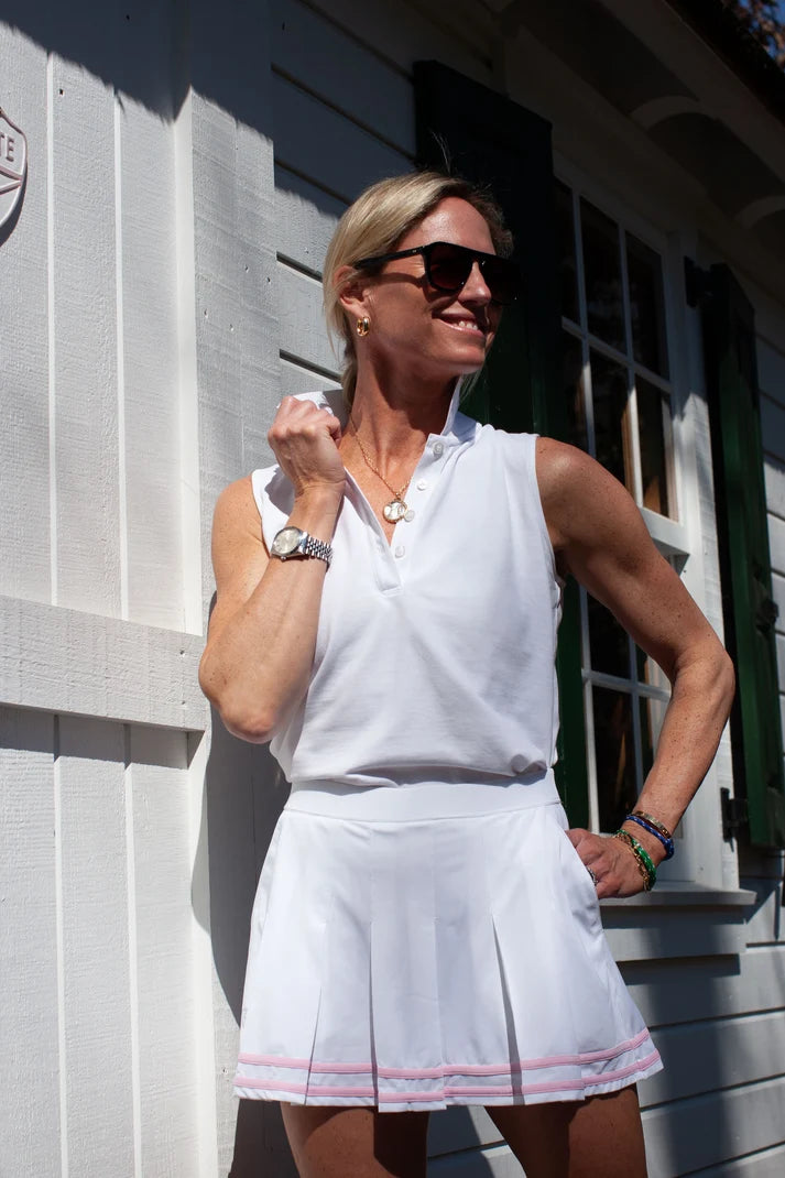 Sleeveless Polo - Pique