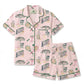 Sunday Funday Tennis Short Sleeved Pajama Set