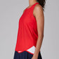 The Performance Racerback Tank in Red