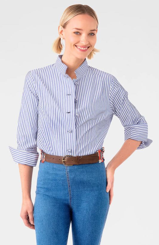 Wash / Wear Forget Me Knot Top - Stripe