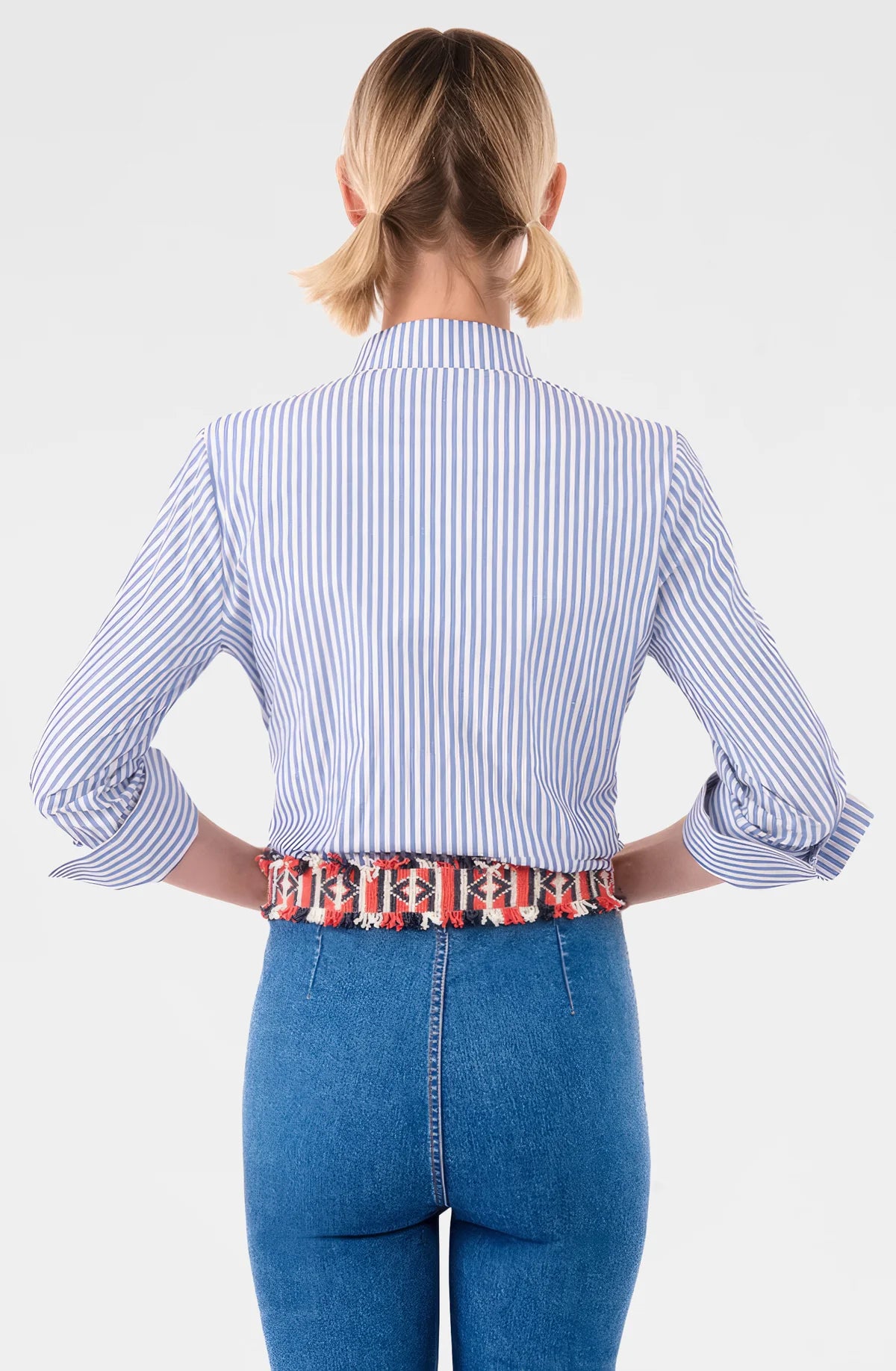 Wash / Wear Forget Me Knot Top - Stripe