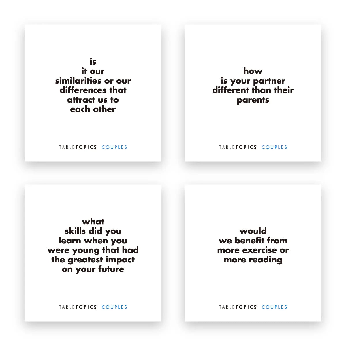 Table Topics Questions To Start Great Conversations - Couples