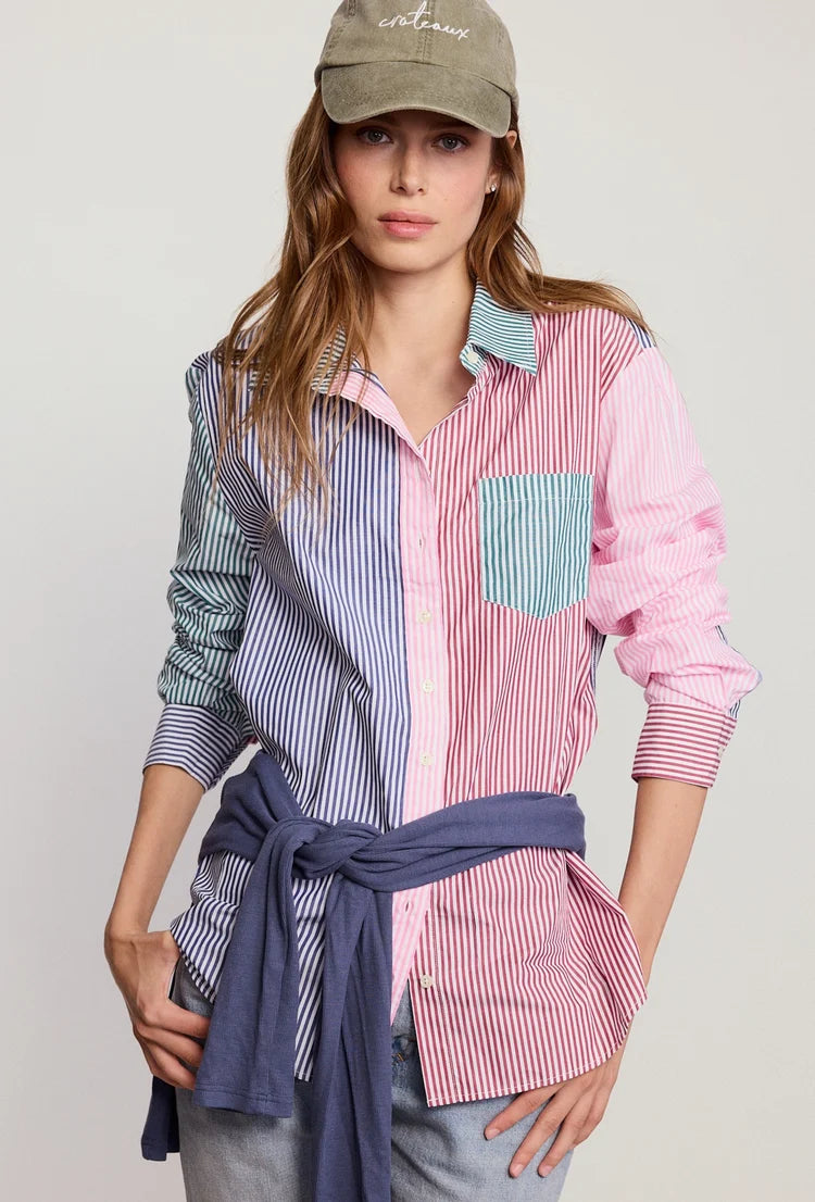 The Boyfriend Shirt - Multicolor Forest