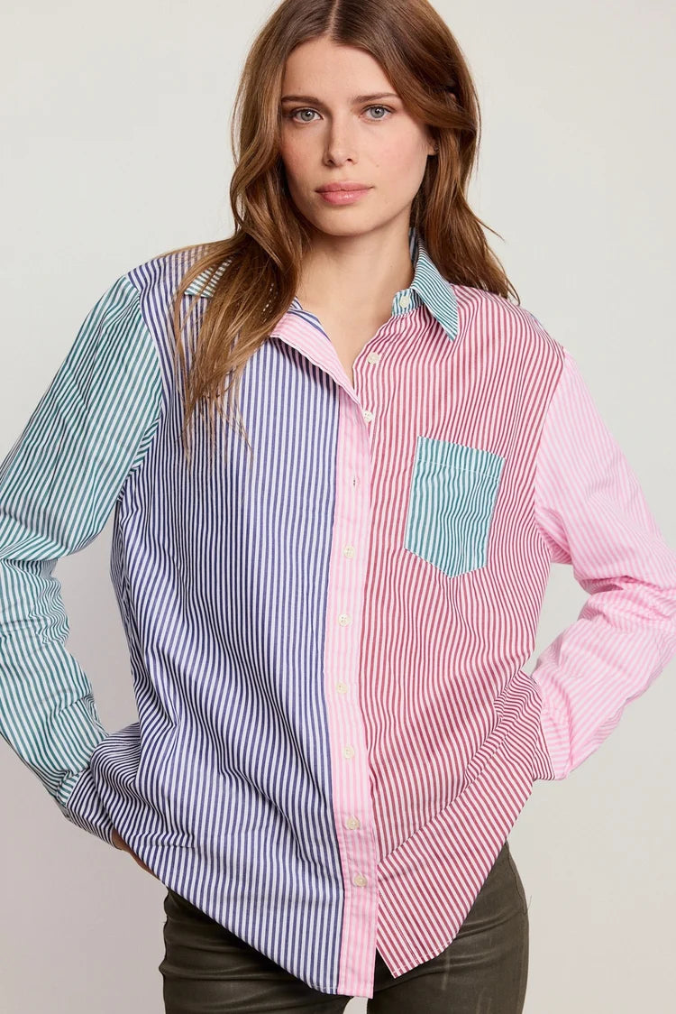 The Boyfriend Shirt - Multicolor Forest