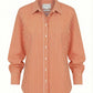 The Gameday Boyfriend Shirt - Orange Stripe
