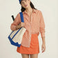 The Gameday Boyfriend Shirt - Orange Stripe