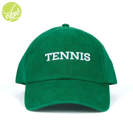 Green White Tennis Triple Play Hat