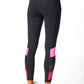 Blocked Legging - Black/Berry/Pink