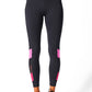 Blocked Legging - Black/Berry/Pink