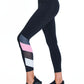 Blocked Legging - Black/Bubblegum
