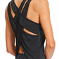 Crisscross Sleeveless Top by Urban Savage - Black