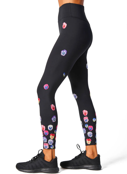 Bouquet Legging in Pansy