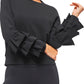Ruffle Sweatshirt by Urban Savage