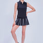 Tipped Skirt By Urban Savage - Black/White