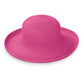 Victoria Straw Sun Hat - Hot Pink