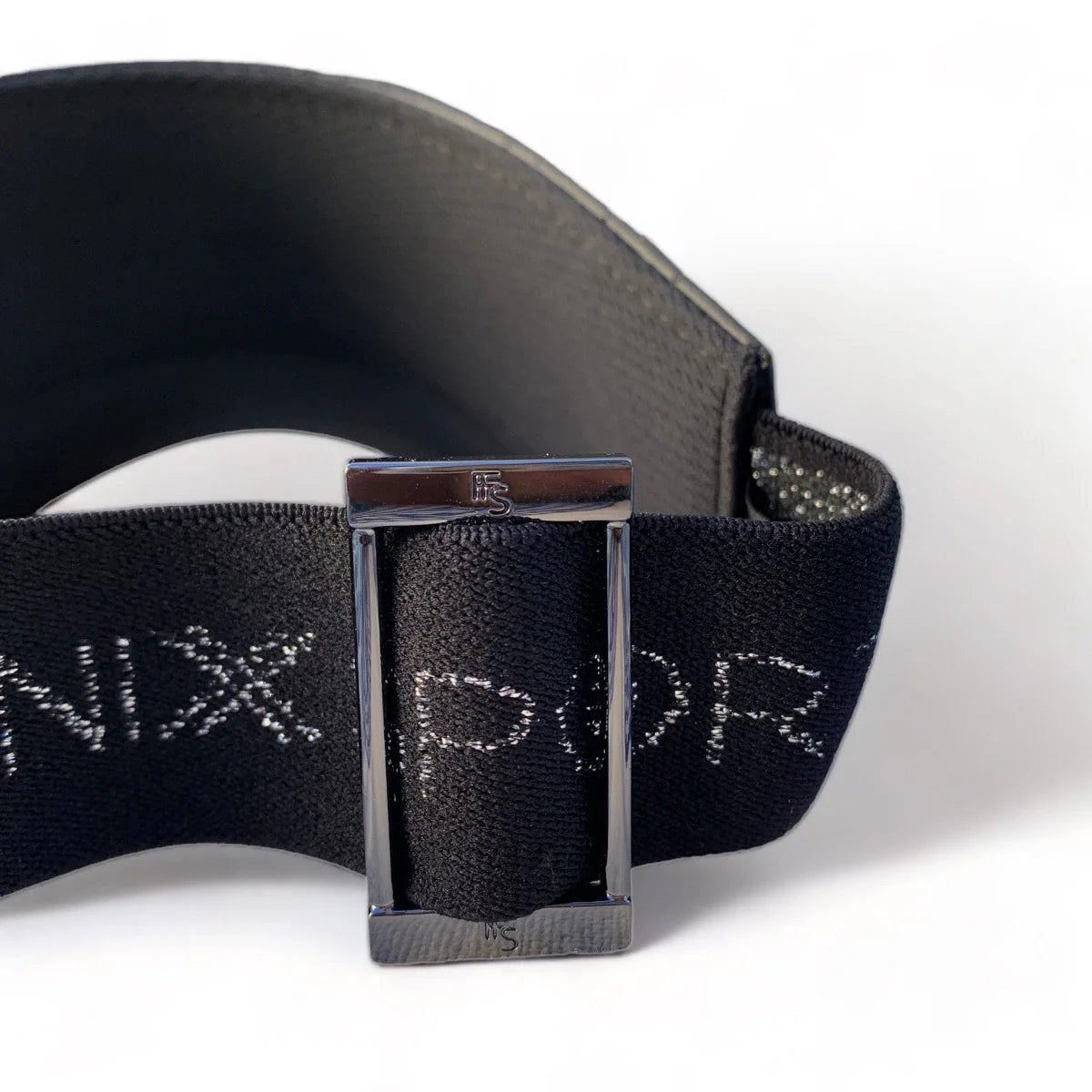 THE LEATHER VISOR - BLACK & GUNMETAL