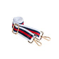 Poppy Red HydroBag® with Red, White, Navy striped Strap