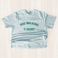 Dog Walking T-Shirts - Chambray/Green