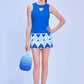 Heart Skirt by Urban Savage - Blue