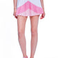 Chevron Skirt White/Pink