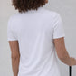 Print Short Sleeve Polo Shirt - White