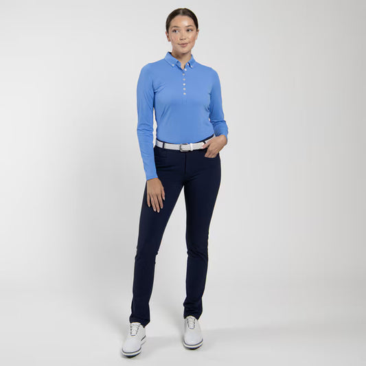Yonder - Women Catalina Cool Polo Long Sleeve