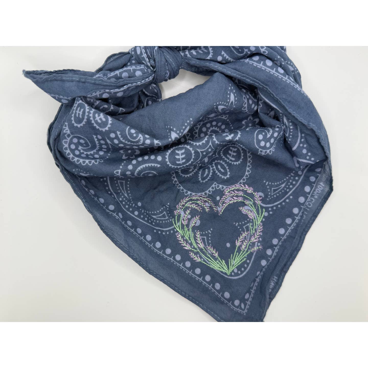 Valentine's Lavender Heart Bandana