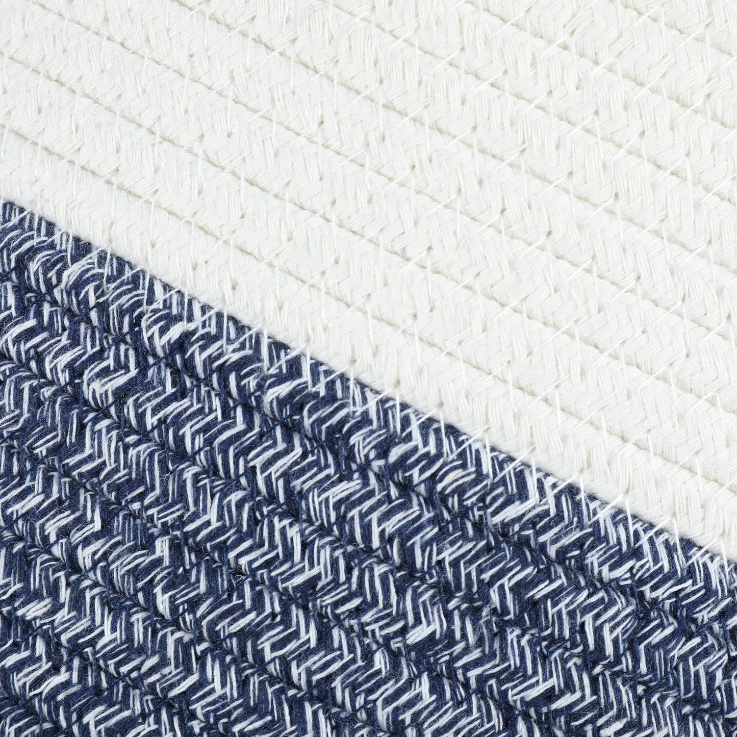 Midlee Designs - Midlee Two Tone Rope Dog Toy Storage Basket