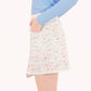 Foray Golf - Boucle Trimmed Faux Wrap Skirt: Winter White Boucle / Regular 15.5" / M