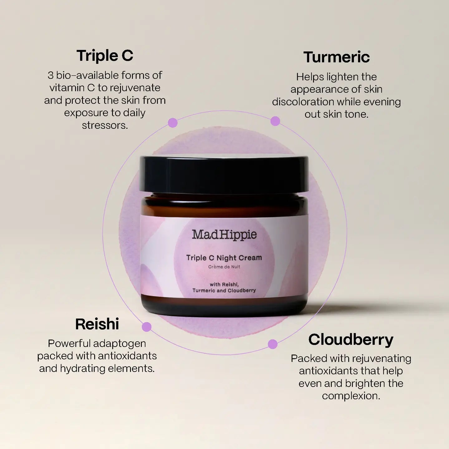 Night Cream - Hydrating Face Moisturizer and Skin Brightener