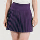 Foray Golf - Pleated Performance Skirt: Plum / S