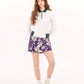 Foray Golf - Core Basic Skirt w/ Pockets- Blossom Blast: Violet Floral
