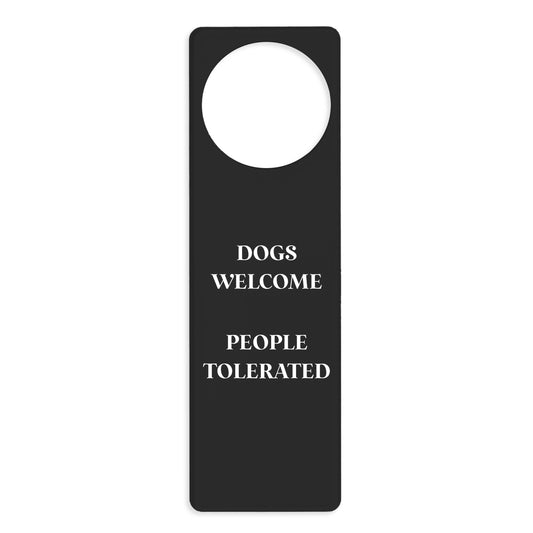 Toss Designs - Door Hanger - Dogs Welcome