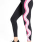 Urban Savage - Swirl Legging: Black/Sunset/White Sand / S